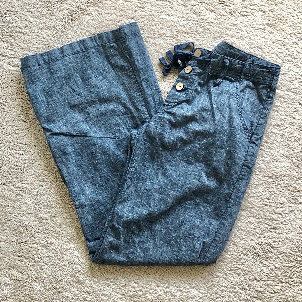 Body central linen pants
